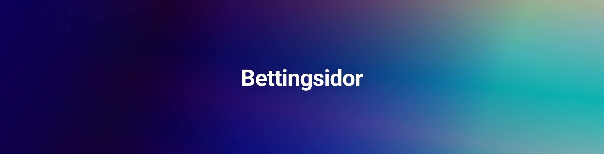 Bettingsidor